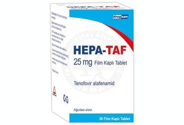 HEPA-TAF 25 MG FiLM KAPLI TABLET İlaç Görseli