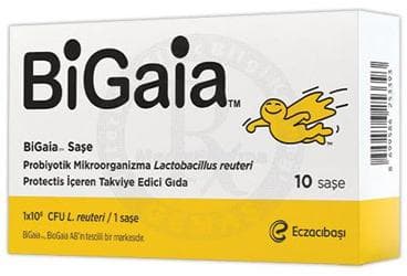 BIGAIA PROBIYOTIK MIKROORGANIZMA ICEREN TAKVIYE EDICI GIDA 10 saşe İlaç Görseli