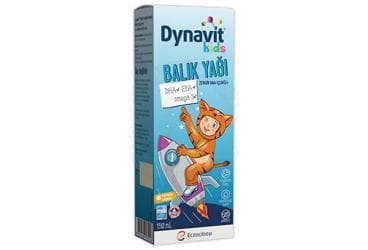 DYNAVIT BALIK YAGI ICEREN PORTAKAL AROMALI TAKVIYE EDICI GIDA 150 ml şişe İlaç Görseli