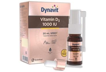 DYNAVIT VITAMIN D3 ICEREN TAKVIYE EDICI GIDA 1000 IU 20 ml şişe İlaç Görseli