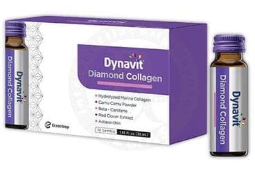DYNAVIT DIAMOND COLLAGEN TAKVIYE EDICI GIDA 10 flakon İlaç Görseli