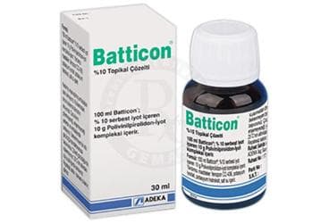 BATTICON %10 TOPIKAL COZELTI (30 ML) İlaç Görseli