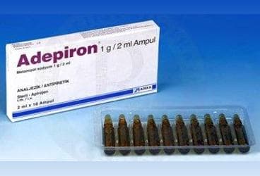 ADEPIRON 1 GR/2 ML IM/IV ENJEKSIYONLUK COZELTI İlaç Görseli