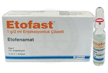 ETOFAST 1 GR/2 ML IM ENJEKSIYONLUK COZELTI İlaç Görseli