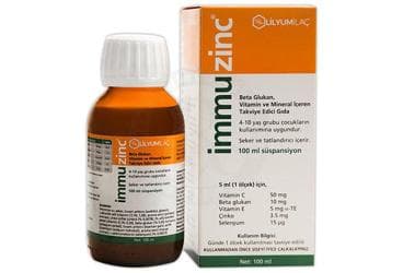 IMMUZINC SUSPANSIYON 100 ml şişe İlaç Görseli