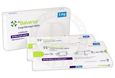 BALVERSA 3 MG FILM KAPLI TABLET (84 TABLET) İlaç Görseli