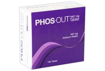 PHOS-OUT 667 MG 180 TABLET İlaç Görseli