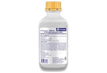 PF IZOTONIK SODYUM KLORUR CERRAHI KULLANIM ICIN IRRRIGASYON COZELTISI 1000 ML İlaç Görseli