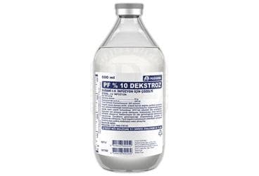%10 DEKSTROZ SOLUSYONU 500 ML SETSIZ (CAM SISE) İlaç Görseli