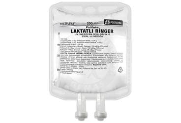 POLIFLEKS LAKTATLI RINGER SOLUSYONU 250 ML PVC TORBA SETSIZ İlaç Görseli