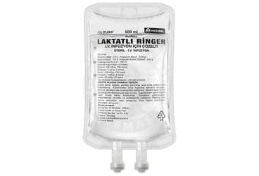 POLIFLEKS LAKTATLI RINGER SOLUSYONU 500 ML (PVC TORBA) SETLI İlaç Görseli
