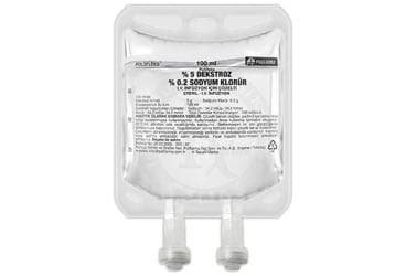 POLIFLEKS %5 DEKSTROZ %0,2 SODYUM KLORUR SOLUSYON 100 ML SETLI PVC TORBA İlaç Görseli