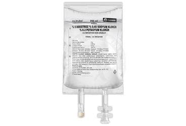 POLIFLEKS %5DEKSTROZ %0,45 SODYUM KLORUR %0,3 POTASYUM KLORUR SOLUSYONU 250 CC PVC SETLI İlaç Görseli