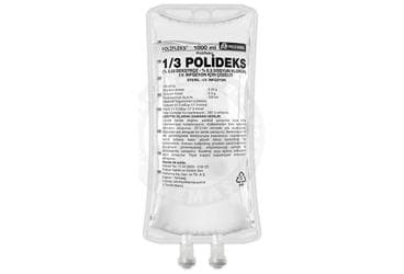 POLIFLEKS 1/3 POLIDEKS IV INF. ICIN COZ. 1000 ML SETSIZ PVC İlaç Görseli
