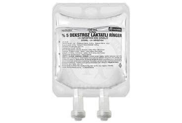 POLIFLEKS %5 DEKSTROZ LAKTATLI RINGER IV INF. ICIN COZ. 100 ML (SETSIZ) İlaç Görseli