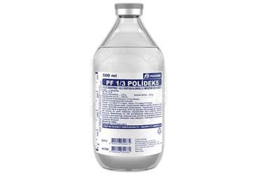 1/3 POLIDEKS (%3,33 DEKSTROZ-%3 SODYUM KLORUR)500 CC SETLI(CAM SISE) İlaç Görseli
