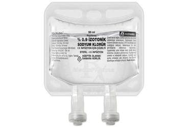 POLIFLEKS %0,9 IZOTONIK SODYUM KLORUR COZELTISI 50 ML SETLI PVC İlaç Görseli