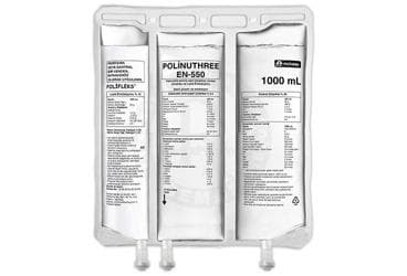 POLINUTHREE EN-550ELEKTROLITLI AMINO ASIT COZELTISI GLUKOZ COZELTISI VE LIPIDEMULSIYONU 1000 ML İlaç Görseli