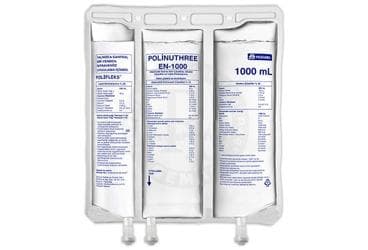 POLINUTHREE EN-1000ELEKTROLITLI AMINO ASIT COZELTISI GLUKOZ COZELTISI VE LIPIDEMULSIYONU 1000 ML İlaç Görseli