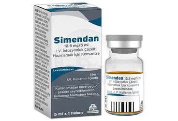 SIMENDAN 12.5 MG/5 ML I.V. INFUZYONLUK COZELTI HAZIRLAMAK ICIN KONSANTRE İlaç Görseli