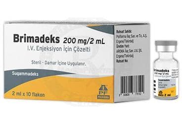 BRIMADEKS 200 MG/2ML IV ENJEKSIYONLUK COZELTI İlaç Görseli