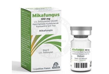 MIKAFUNGUS 100 MG I.V. INFUZYONLUK COZELTI HAZIRLAMAK ICIN TOZ 1 FLAKON İlaç Görseli
