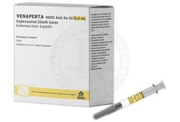 VENAPERTA 4000 ANTI-XA IU/0,4 ML ENJEKSIYONLUK COZELTI ICEREN KULLANIMA HAZIR ENJEKTOR (10 adet) İlaç Görseli