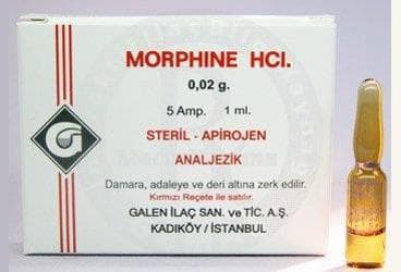 MORPHINE HCL 0,02 GR 5 AMPUL İlaç Görseli