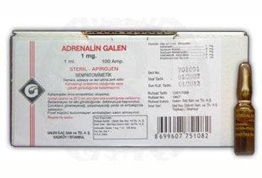 ADRENALIN 1MG 1ML 100 AMPUL İlaç Görseli