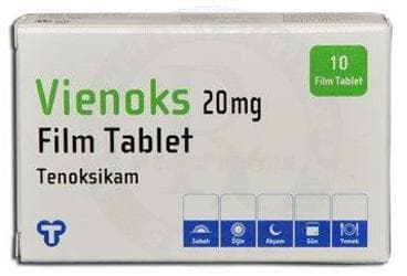 VIENOKS 20 MG 10 FILM TABLET İlaç Görseli