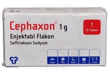 CEPHAXON 1 G IV ENJEKSIYONLUK COZELTI HAZIRLAMAK ICIN TOZ VE COZUCU İlaç Görseli