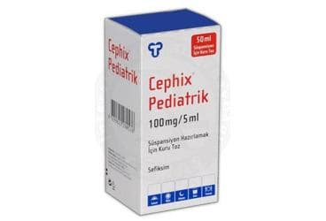 CEPHIX PEDIATRIK SUSPANSIYON HAZ. ICIN KURU TOZ 100 MG/5 ML (50 ML) İlaç Görseli