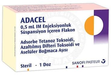 ADACEL 0,5 ML IM ENJ. ICIN SUS. ICEREN FLAKON İlaç Görseli