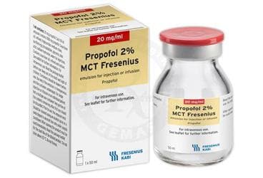 PROPOFOL %2 MCT/LCT FRESENIUS 1000 MG/50 ML ENJEKSIYONLUK/INFUZYONLUK EMULSIYON (10 FLAKON) İlaç Görseli