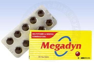 MEGADYN FILM TABLET 30 tablet İlaç Görseli