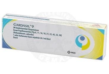 GARDASIL 9 IM ENJEKSIYONLUK SUSPANSIYON (1 ENJEKTOR) İlaç Görseli