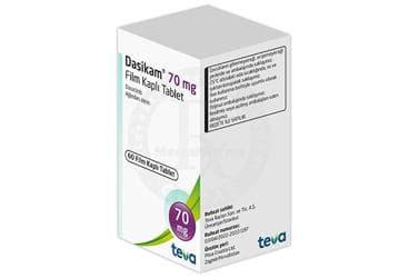 DASIKAM 70 MG FILM KAPLI TABLET (60 TABLET) İlaç Görseli