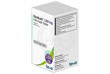 DASIKAM 100 MG FILM KAPLI TABLET (30 TABLET) İlaç Görseli