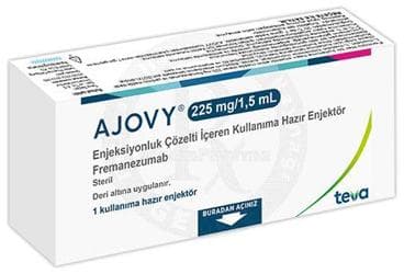 AJOVY 225 MG/1,5 ML ENJEKSIYONLUK COZELTI ICEREN KULLANIMA HAZIR ENJEKTOR (1 ENJEKTOR) İlaç Görseli