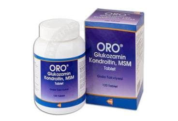 ORO GLUKOZAMIN KONDROITIN MSM TABLET 120 tablet İlaç Görseli