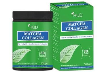 HUD MATCHA COLLAGEN TAKVIYE EDICI GIDA 300 g toz İlaç Görseli