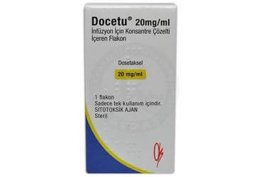 DOCETU 20 MG IV INFUZYON COZ. ICEREN 1 FLAKON İlaç Görseli