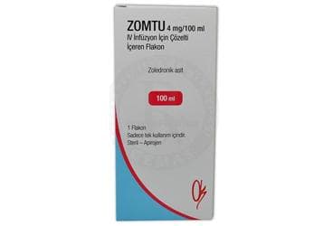 ZOMTU 4 MG/100 ML IV INFUZYON ICIN COZELTI ICEREN FLAKON İlaç Görseli