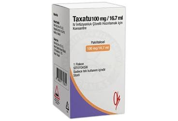 TAXATU 100 MG /16,7 ML IV INFUZYONLUK COZELTI HAZIRLAMAK ICIN KONSANTRE (1 FLAKON) İlaç Görseli