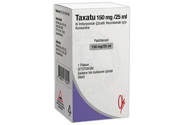 TAXATU 150 MG /25 ML IV INFUZYONLUK COZELTI HAZIRLAMAK ICIN KONSANTRE (1 FLAKON) İlaç Görseli