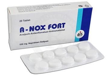 A-NOX FORT 550 MG 20 TABLET İlaç Görseli
