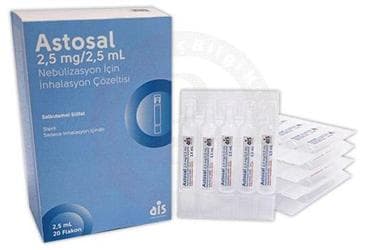 ASTOSAL 2,5 MG/2,5 ML NEBULIZASYON ICIN INHALASYON COZELTISI (20 DOZ) İlaç Görseli