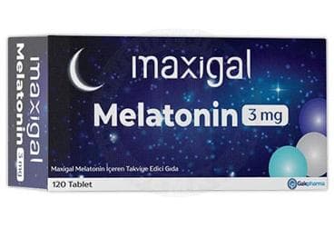MAXIGAL MELATONIN TABLET 3 mg 120 tablet İlaç Görseli
