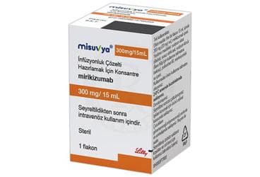 MISUVYA 300 MG/15 ML INFUZYONLUK COZELTI HAZIRLAMAK ICIN KONSANTRE İlaç Görseli