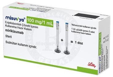 MISUVYA 100 MG/1 ML ENJEKSIYONLUK COZELTI ICEREN KULLANIMA HAZIR KALEM, 2 ADET İlaç Görseli